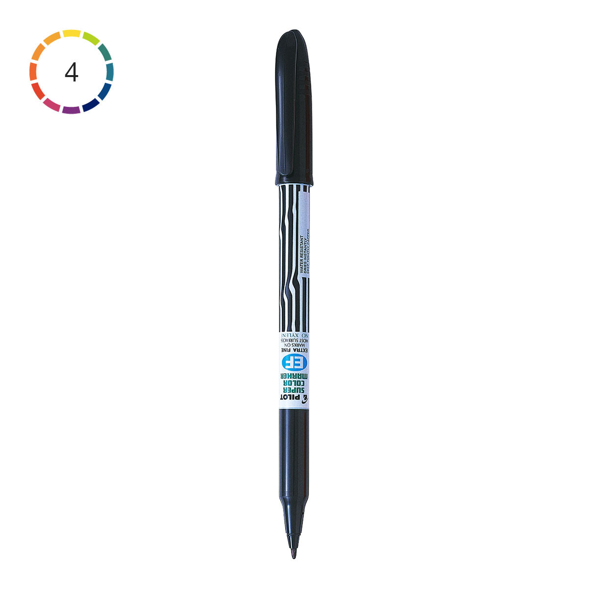 Pilot Super Color Extra Fine Marker, 0.8 mm