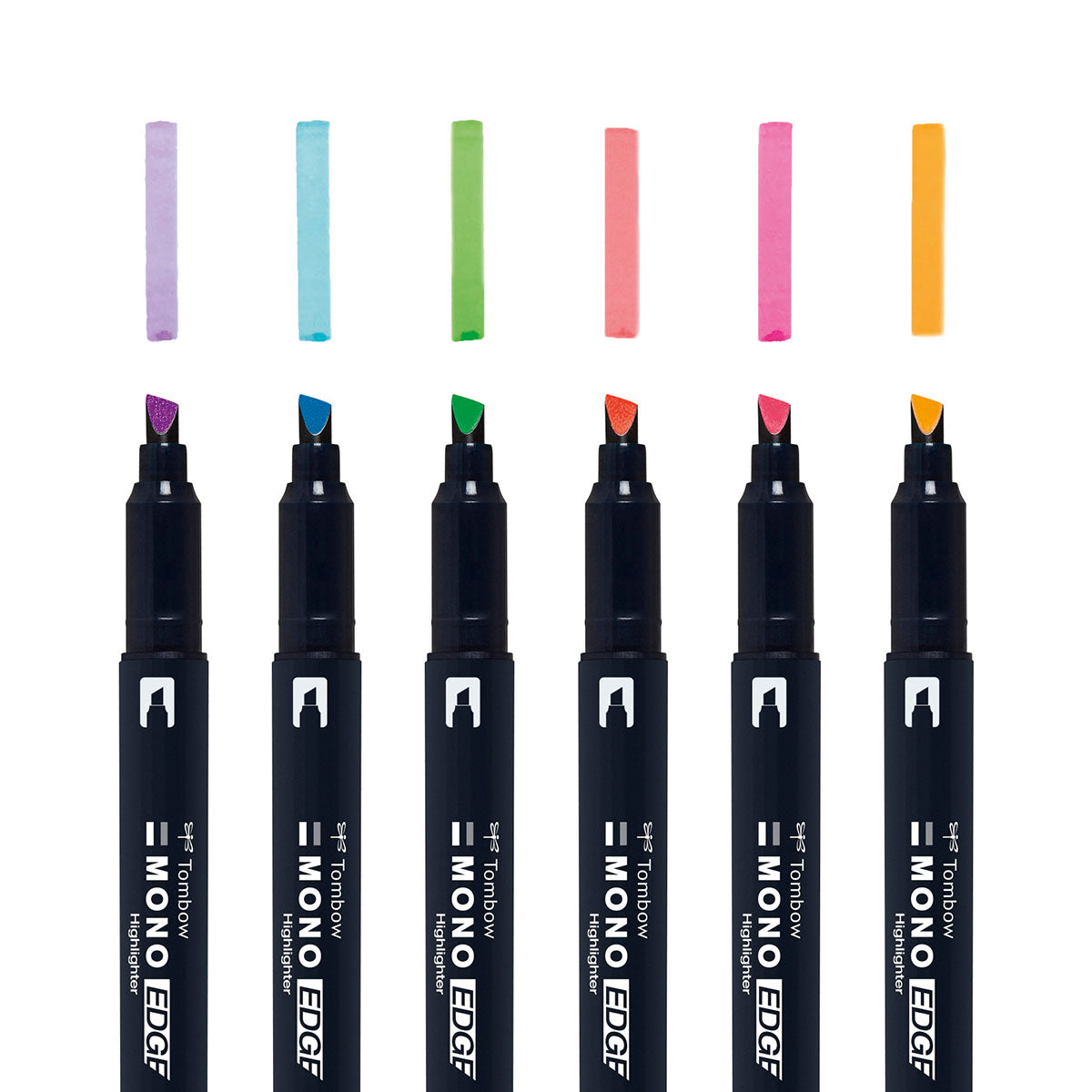 Tombow MONO Edge Highlighter 6 Set