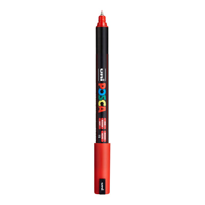 Uni Posca PC-1MR Ultra Fine 0.7 mm paint marker in Red