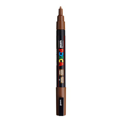 Uni Posca PC-3M Fine 1.3 mm paint marker in Brown