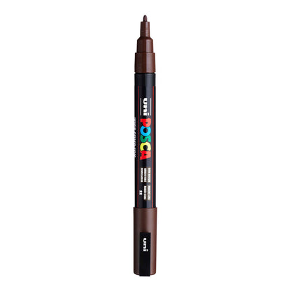 Uni Posca PC-3M Fine 1.3 mm paint marker in Dark Brown