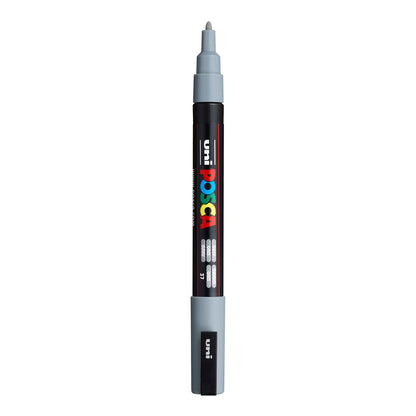 Uni Posca PC-3M Fine 1.3 mm paint marker in Grey
