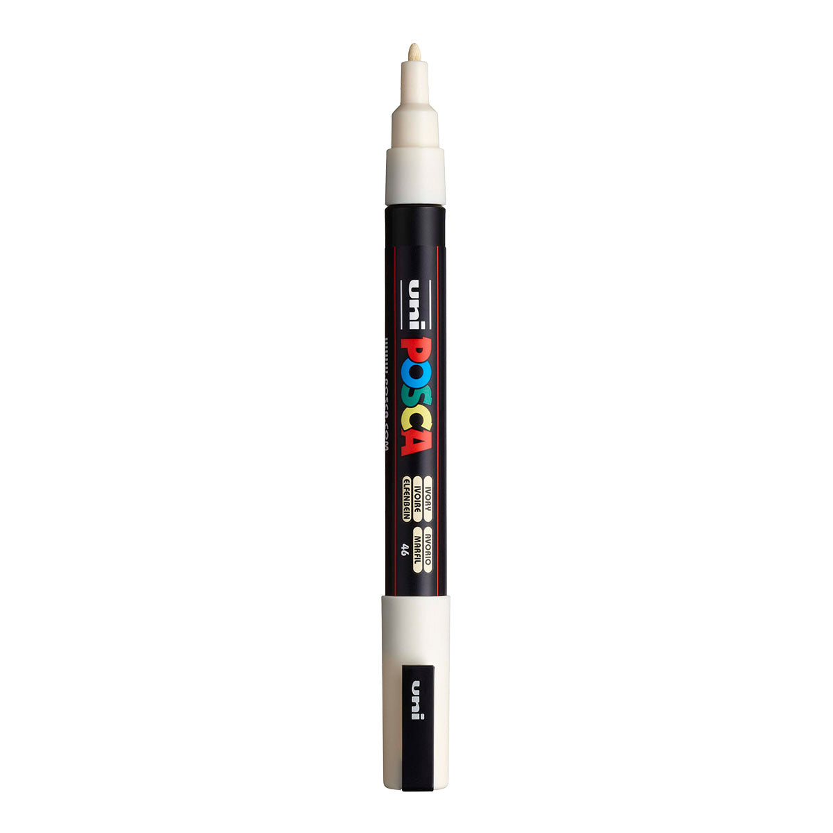 Uni Posca PC-3M Fine 1.3 mm paint marker in Ivory