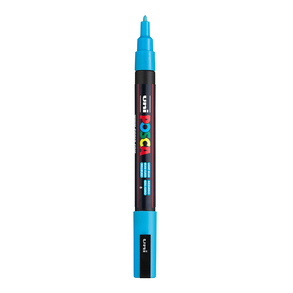 Uni Posca PC-3M Fine 1.3 mm paint marker in Light Blue