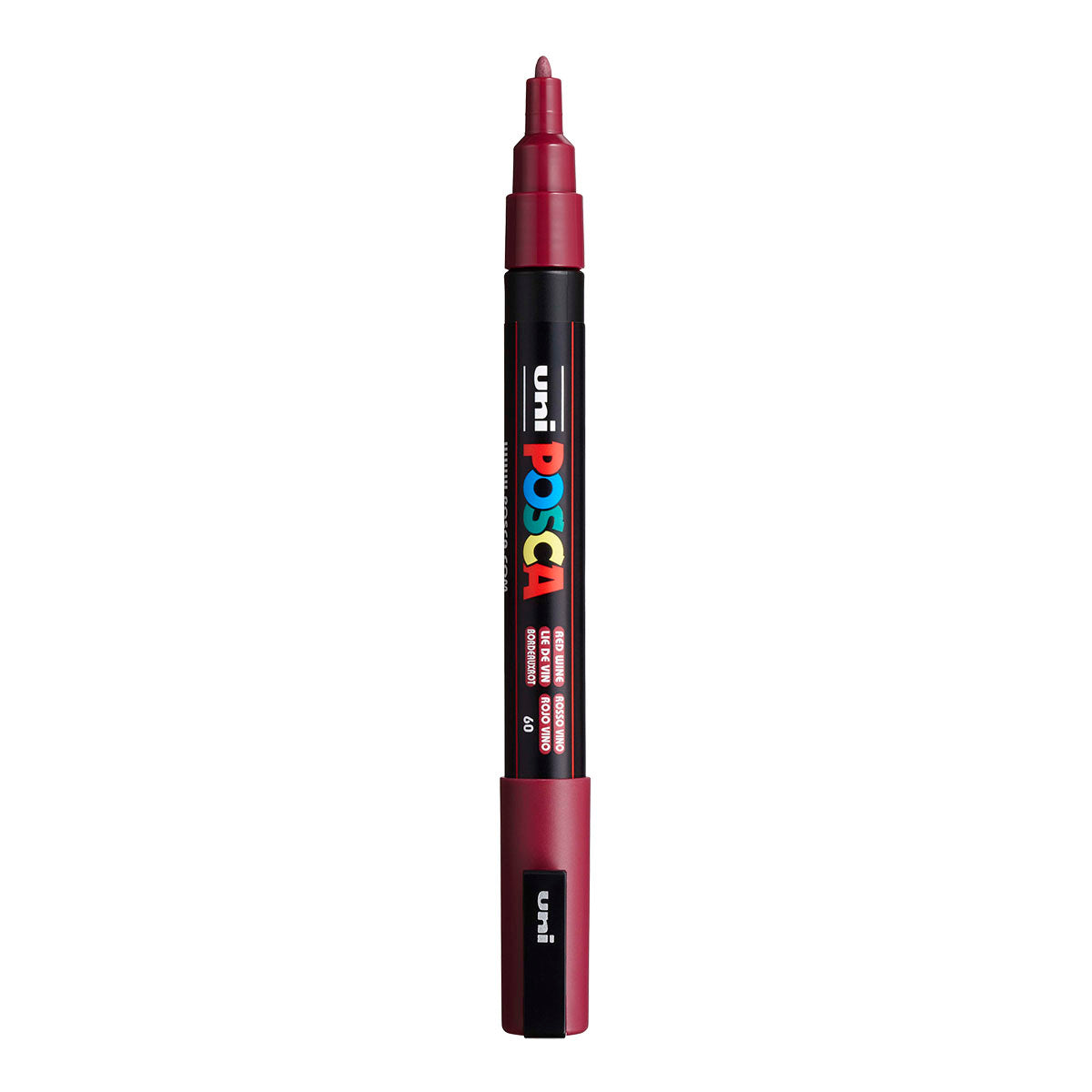 Uni Posca PC-3M Fine 1.3 mm paint marker in Red Wine