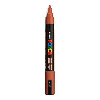 Uni Posca PC-5M Medium 2.5 mm paint marker in Chestnut