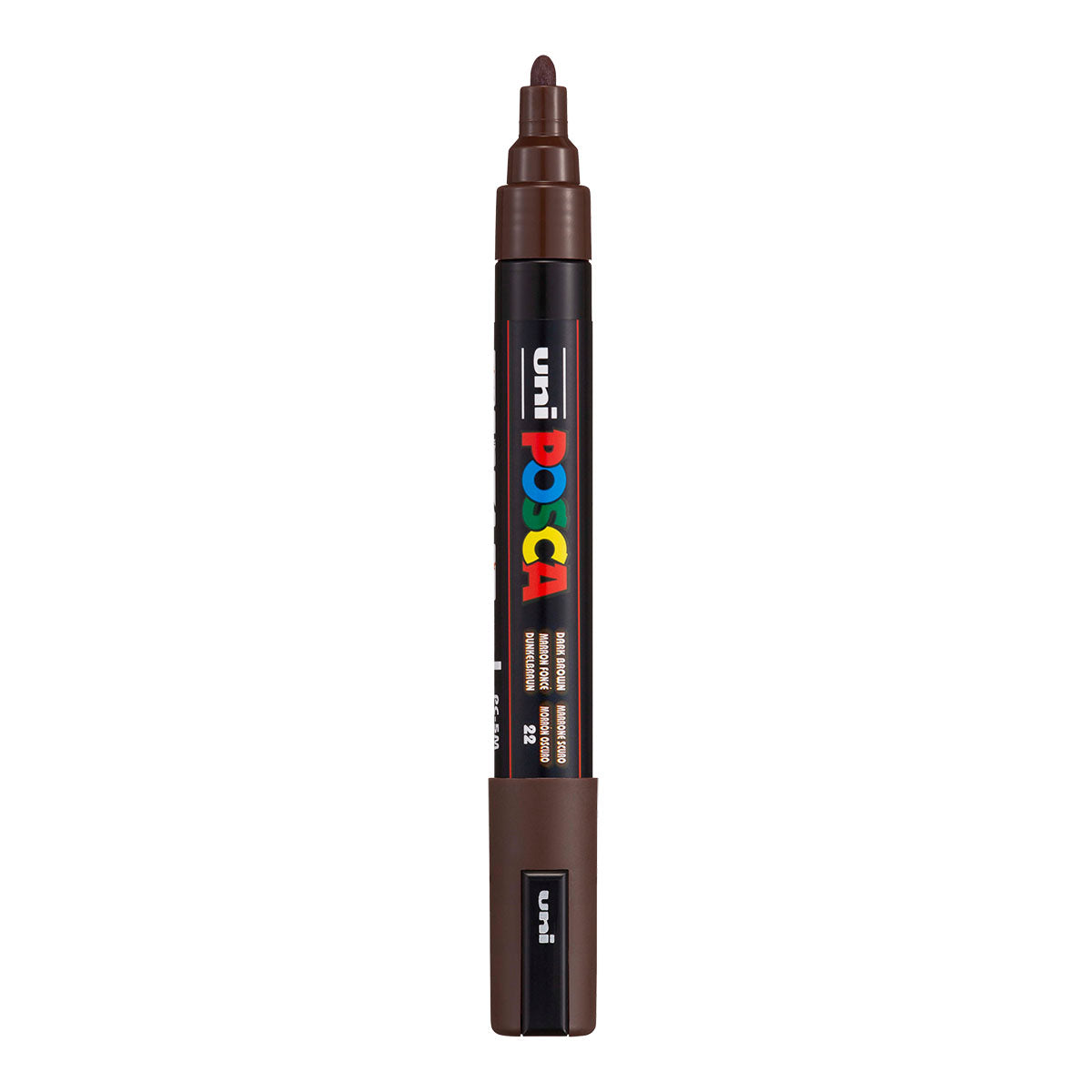 Uni Posca PC-5M Medium 2.5 mm paint marker in Dark Brown