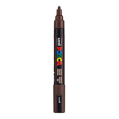 Uni Posca PC-5M Medium 2.5 mm paint marker in Dark Brown