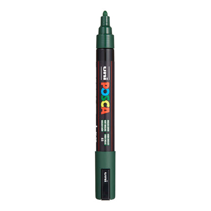 Uni Posca PC-5M Medium 2.5 mm paint marker in English Green