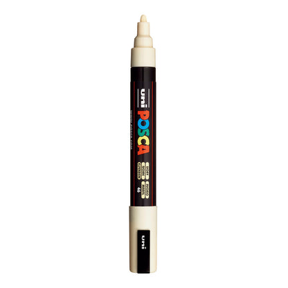 Uni Posca PC-5M Medium 2.5 mm paint marker in Ivory