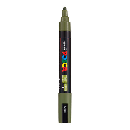 Uni Posca PC-5M Medium 2.5 mm paint marker in Khaki Green