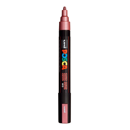 Uni Posca PC-5M Medium 2.5 mm paint marker in Metallic Red