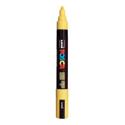 Uni Posca PC-5M Medium 2.5 mm paint marker in Straw Yellow