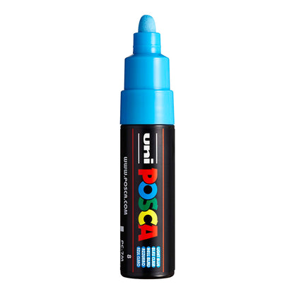 Uni Posca PC-7M Large Round 5 mm paint marker in Light Blue