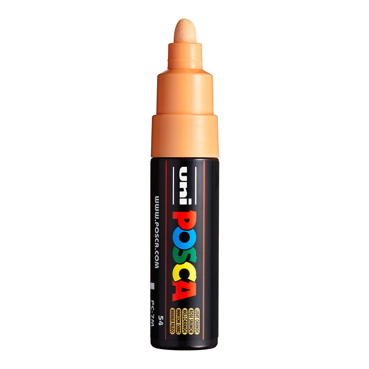 Uni Posca PC-7M Large Round 5 mm paint marker in Light Orange