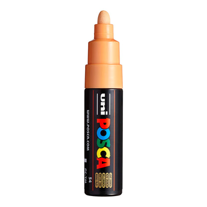 Uni Posca PC-7M Large Round 5 mm paint marker in Light Orange