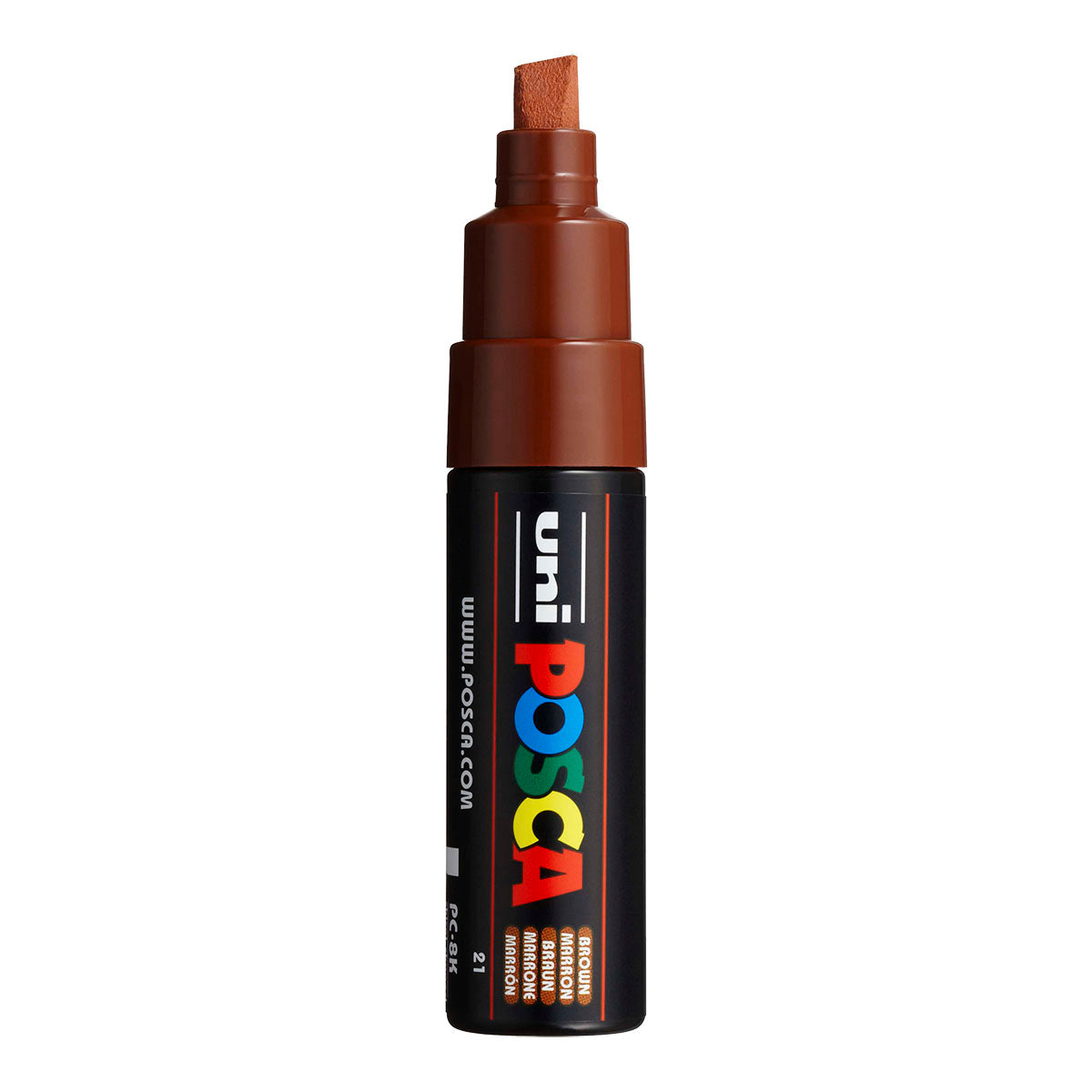 Uni Posca PC-8K Broad 8 mm paint marker in Brown