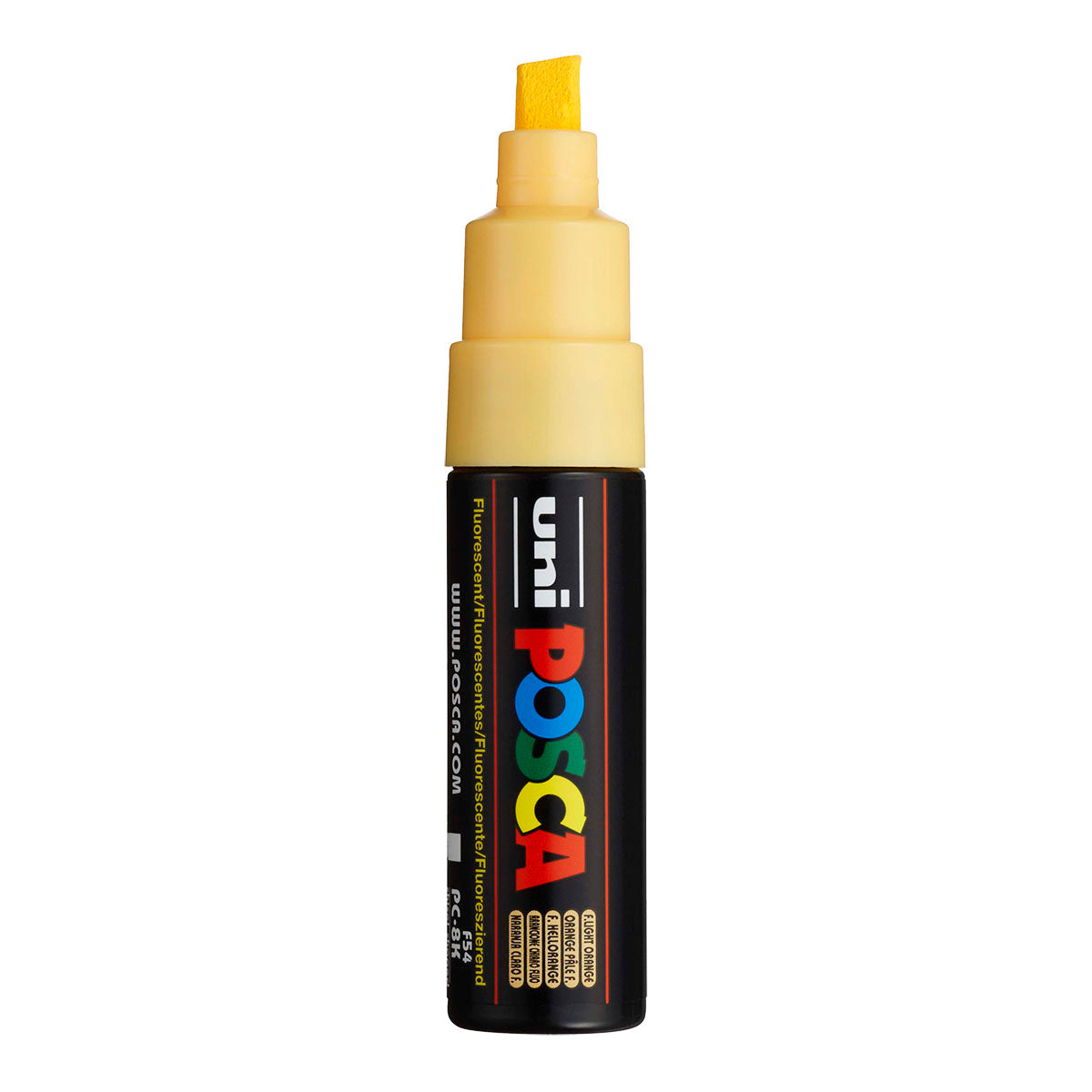 Uni Posca PC-8K Broad 8 mm paint marker in Fluorescent Light Orange