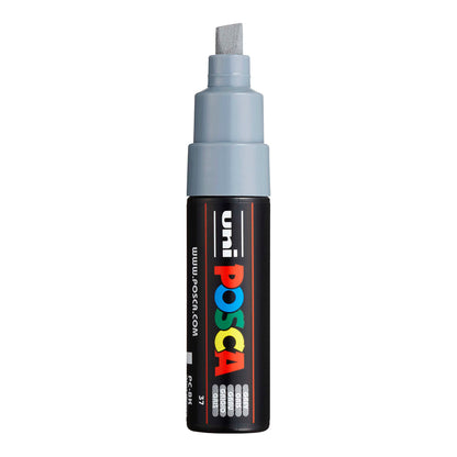 Uni Posca PC-8K Broad 8 mm paint marker in Grey