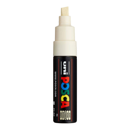 Uni Posca PC-8K Broad 8 mm paint marker in Ivory