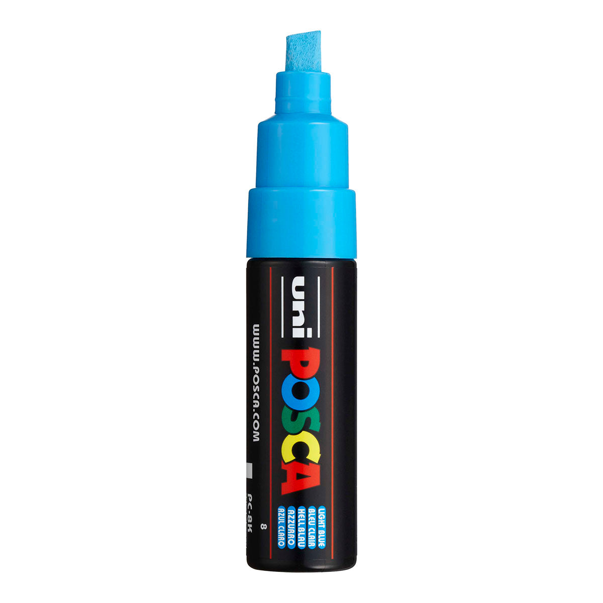 Uni Posca PC-8K Broad 8 mm paint marker in Light Blue