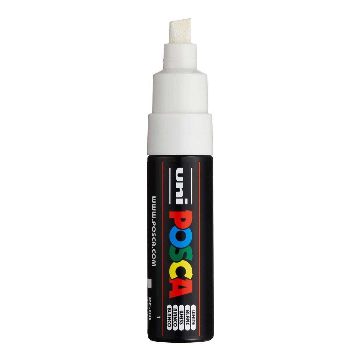 Uni Posca PC-8K Broad 8 mm paint marker in White